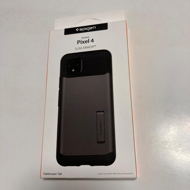 Spigen(シュピゲン)のGoogle Pixel 4 ケース スタンド付き ポリカーボネート　ガンメタル スマホ/家電/カメラのスマホアクセサリー(Androidケース)の商品写真