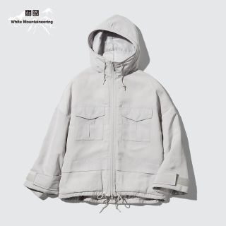 ユニクロ(UNIQLO)のユニクロ ホワイトマウンテニアリング ハイブリッドダウンオーバーサイズパーカ新品(ダウンジャケット)