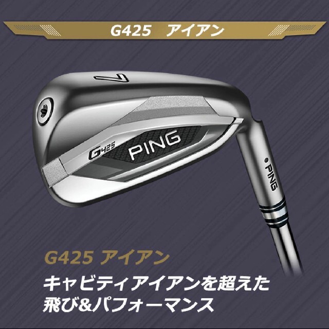 PING - 【在庫ラスト】PING アイアンセット G425 N.S.PRO 950 【5本の ...