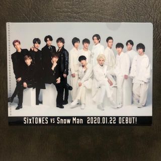 Snow Man vs SixTONES クリアファイル⑦(アイドルグッズ)