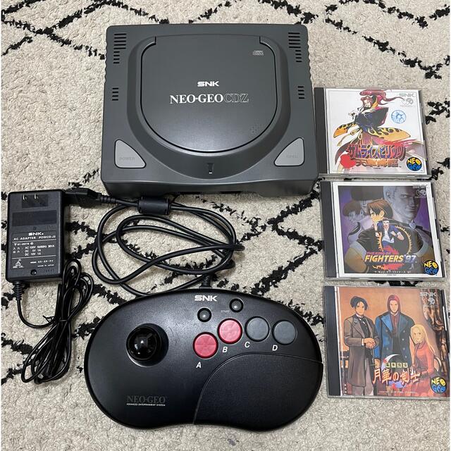 NEOGEO ネオジオ 本体 コントローラー ソフト 1本セット 動作確認済