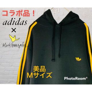 アディダス(adidas)の【美品　限定コラボ】アディダス マークゴンザレス 刺繍ロゴ入りパーカーM 美品(パーカー)