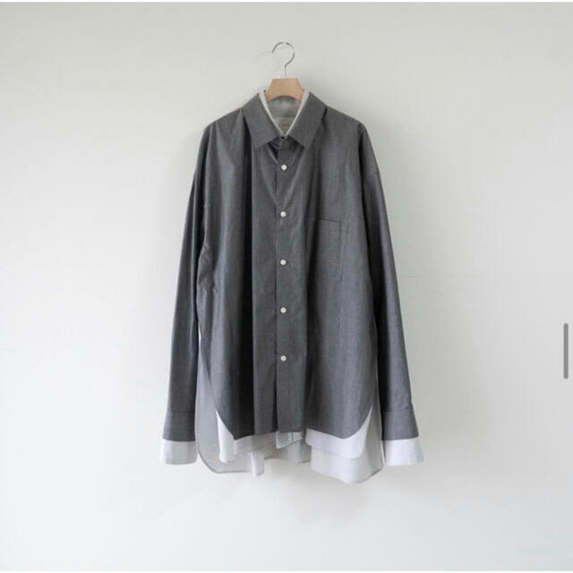 stein 21SS OVERSIZED 4LAYERED SHIRT