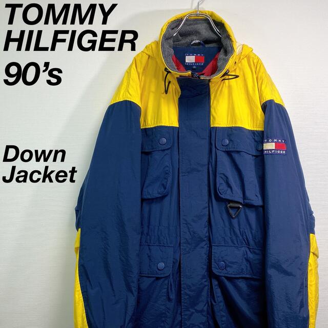 TOMMY HILFIGER - 古着 90s トミーヒルフィガー セーリング ダウン