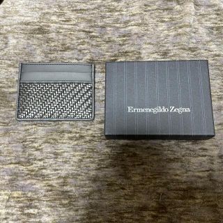 エルメネジルドゼニア(Ermenegildo Zegna)の定価35200円！！エルメネジルドゼニアカードケース(名刺入れ/定期入れ)