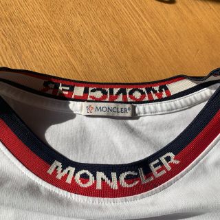 モンクレール(MONCLER)のモンクレール MONCLER リンガー トリム ロゴ クルーネック(Tシャツ(半袖/袖なし))