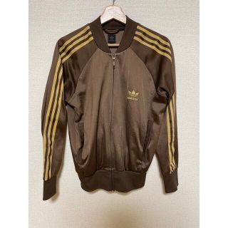 アディダス(adidas)の adidas アディダス トラックジャケット ブラウン 在原みゆ紀(ナイロンジャケット)