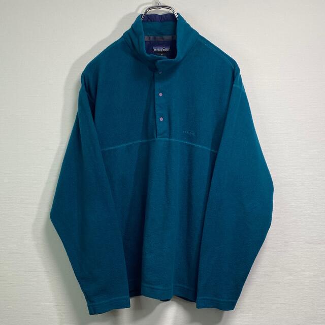 patagonia(パタゴニア)のUSA製 古着 90s パタゴニア スナップt フリース M プルオーバー メンズのジャケット/アウター(ブルゾン)の商品写真