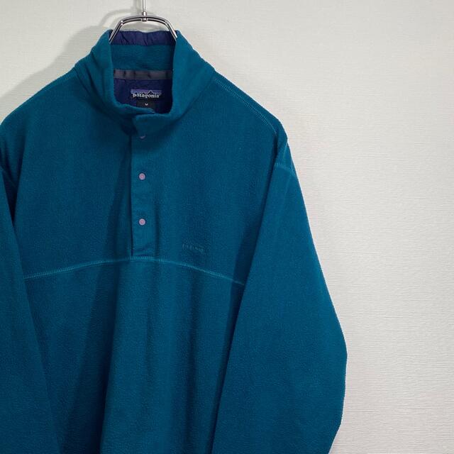 patagonia(パタゴニア)のUSA製 古着 90s パタゴニア スナップt フリース M プルオーバー メンズのジャケット/アウター(ブルゾン)の商品写真