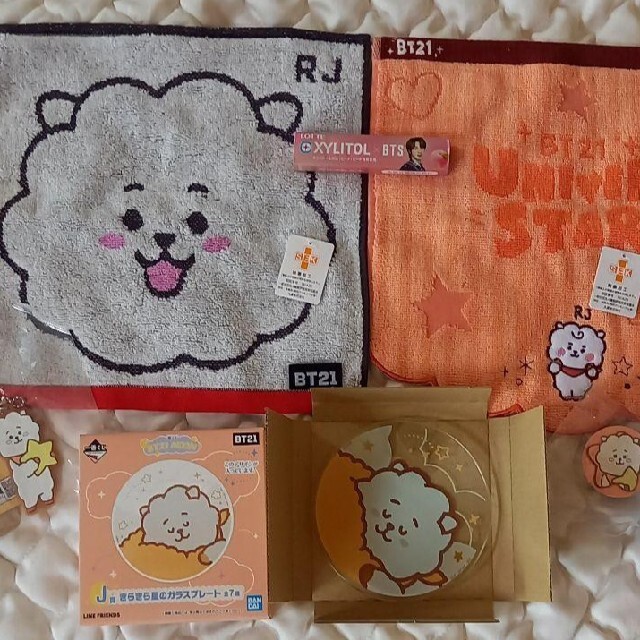 BTS BT21 RJ セット 一番くじ ベビー RJ タオルキシリトールおまけ