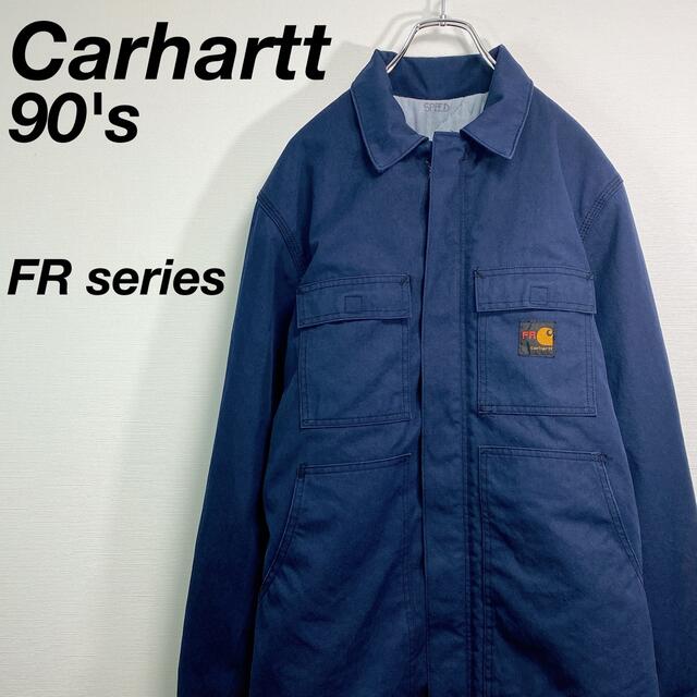 carhartt(カーハート)の古着 90s カーハート ワークジャケット FRシリーズ M 黒タグ ダック地 メンズのジャケット/アウター(ブルゾン)の商品写真