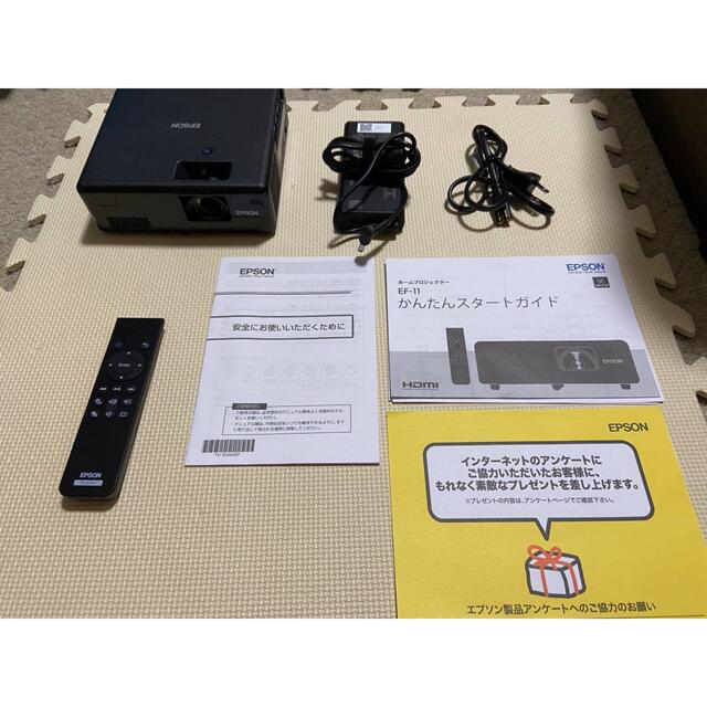 EPSON EF-11 ホームプロジェクターの通販 by curiputo's shop｜ラクマ