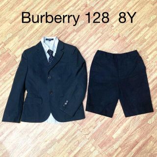 バーバリー(BURBERRY)のBurberry バーバリーロンドン　フォーマルスーツ　濃紺　128A 8Y (ドレス/フォーマル)