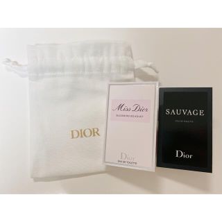 ディオール(Dior)のベリッシマ様専用　ディオール　巾着　香水サンプル(サンプル/トライアルキット)