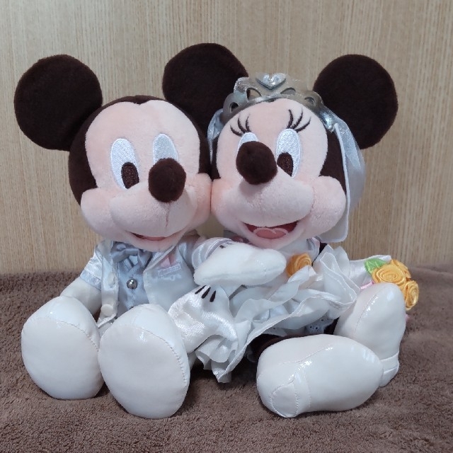 Disney(ディズニー)のミッキー&ミニー　ウェルカムドール ハンドメイドのウェディング(ウェルカムボード)の商品写真