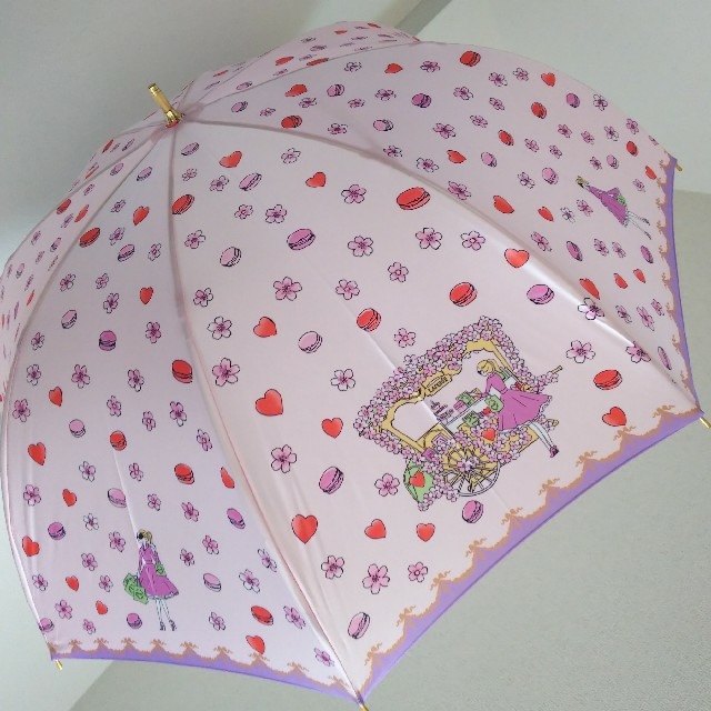 ラデュレ LADUREE ピンク雨傘  マカロン ハート 桜