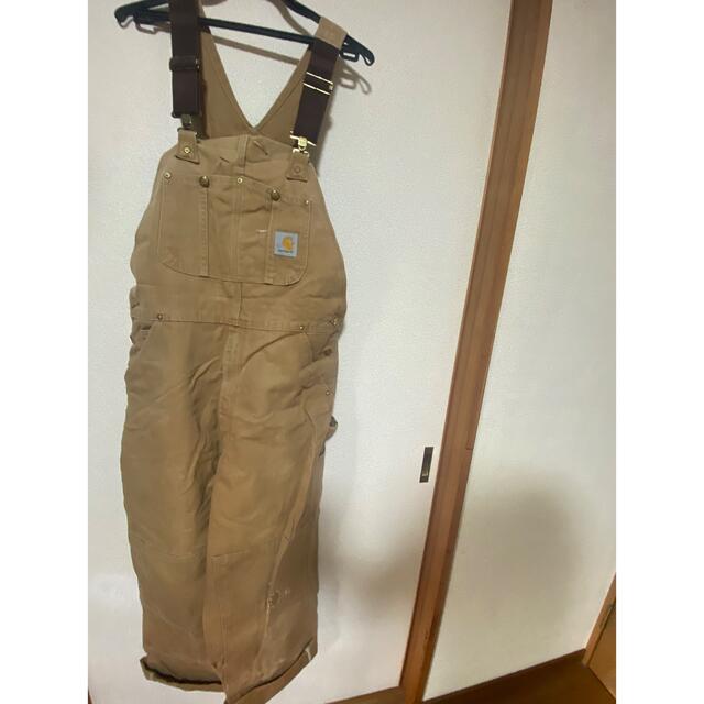 お値下げしました Carhartt オーバーオール ブラウン 作業服 | www