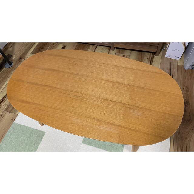 MUJI (無印良品) - 無印良品 楕円形ローテーブルの通販 by MUJI (無印良品) - 無印良品 楕円形ローテーブルの通販 by