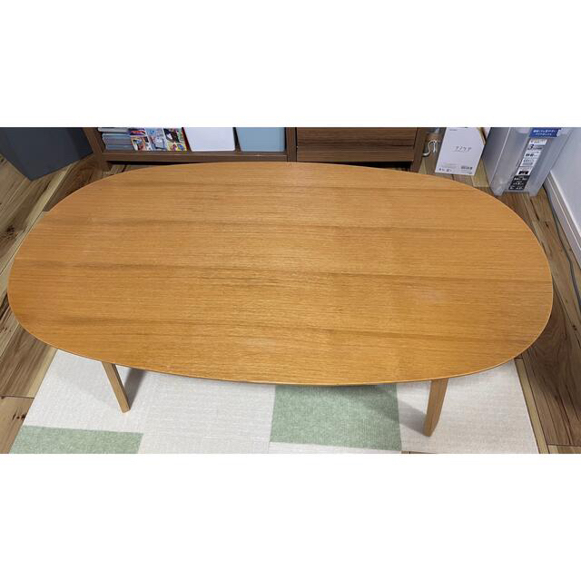 MUJI (無印良品) - 無印良品 楕円形ローテーブルの通販 by MUJI (無印良品) - 無印良品 楕円形ローテーブルの通販 by