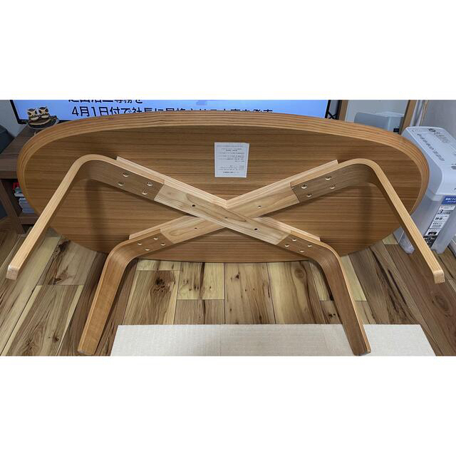 MUJI (無印良品) - 無印良品 楕円形ローテーブルの通販 by MUJI (無印良品) - 無印良品 楕円形ローテーブルの通販 by