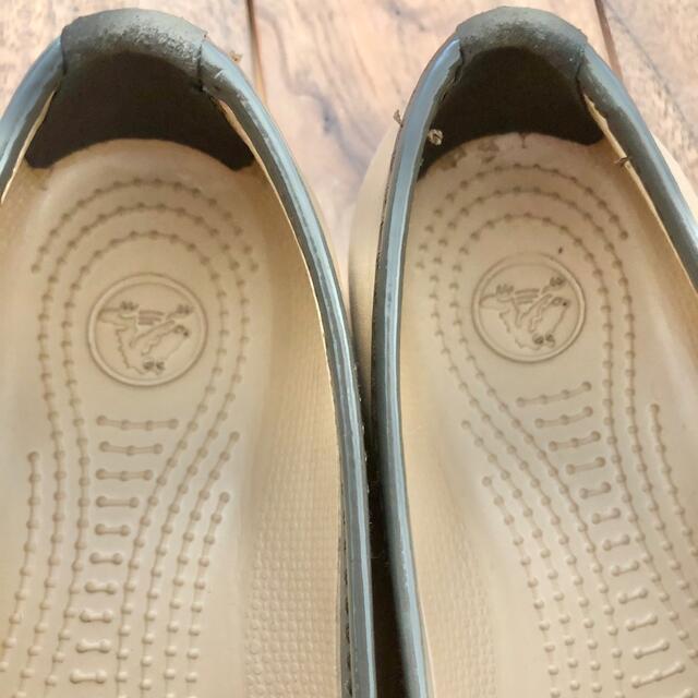 crocs(クロックス)のクロックス パンプス フラットシューズ モカブラウン w4  20cmくらい キッズ/ベビー/マタニティのキッズ靴/シューズ(15cm~)(その他)の商品写真