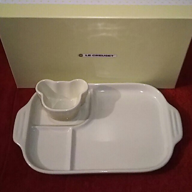 LE CREUSET - ベビー マルチプレート&ラムカン セット デューン