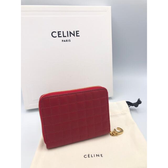 新品 定番人気商品 CELINE セリーヌ ミニ財布 コインケース レッド - 財布