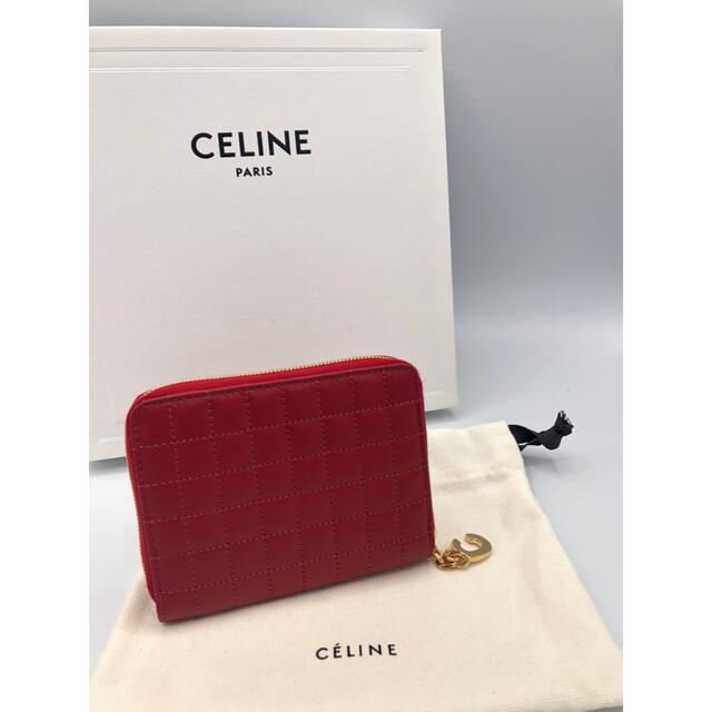 新品 定番人気商品 CELINE セリーヌ ミニ財布 コインケース レッド - 財布