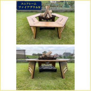 ヘキサテーブル 焚火台テーブルの通販 by 木工工房 Buru,s factory
