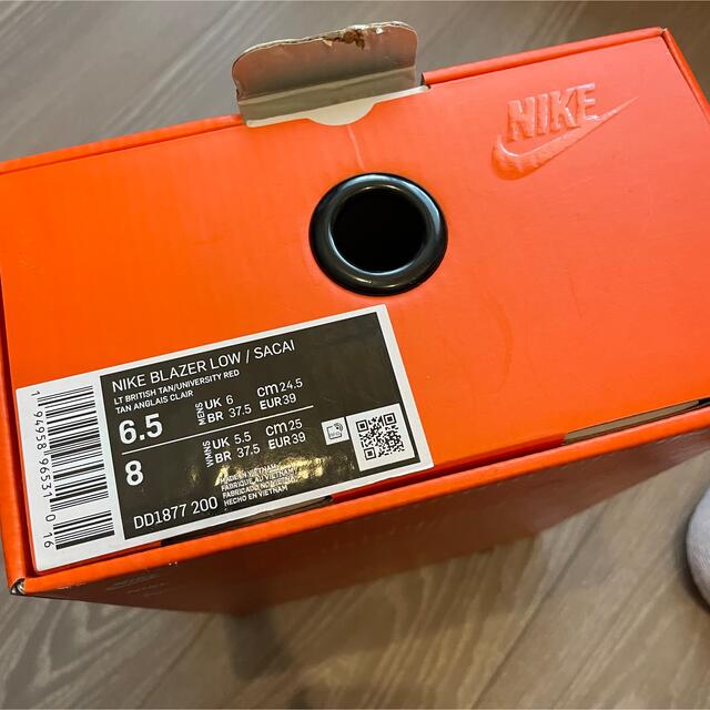 sacai(サカイ)のNIKE ナイキ sacaiサカイ限定コラボスニーカー 24.5サイズ レディースの靴/シューズ(スニーカー)の商品写真