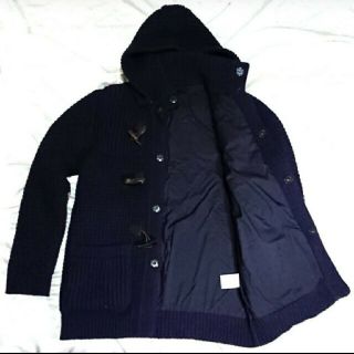 バーバリーブラックレーベル(BURBERRY BLACK LABEL)のバーバリー ブラックレーベル ウール BARKタイプ ダッフルコート 3(L)(ダッフルコート)