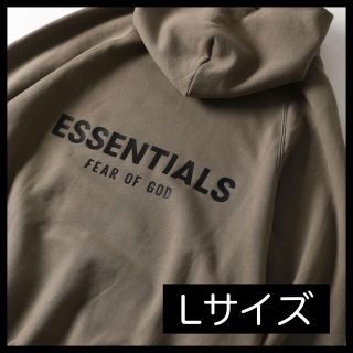 フィアオブゴッド(FEAR OF GOD)のESSENTIALS プルオーバーフーディ L ブラウン(パーカー)