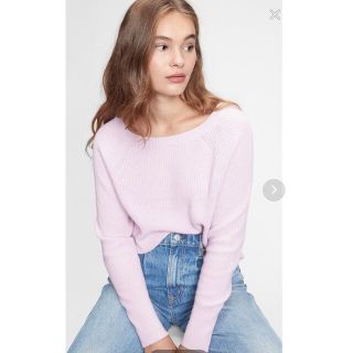 ギャップ(GAP)の GAP　シェーカーステッチ ボートネックセーター　(ニット/セーター)