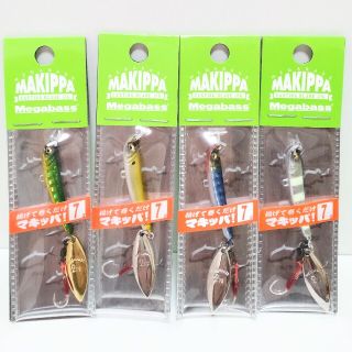 メガバス(Megabass)のNo.599【新品】マキッパ7g　4個セット　メタルジグ　ブレードジグ　メガバス(ルアー用品)