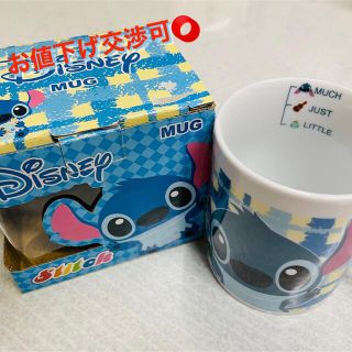 ディズニー(Disney)の未使用【Disney】ディズニー　スティッチ/Stitch　メジャーマグカップ(キャラクターグッズ)