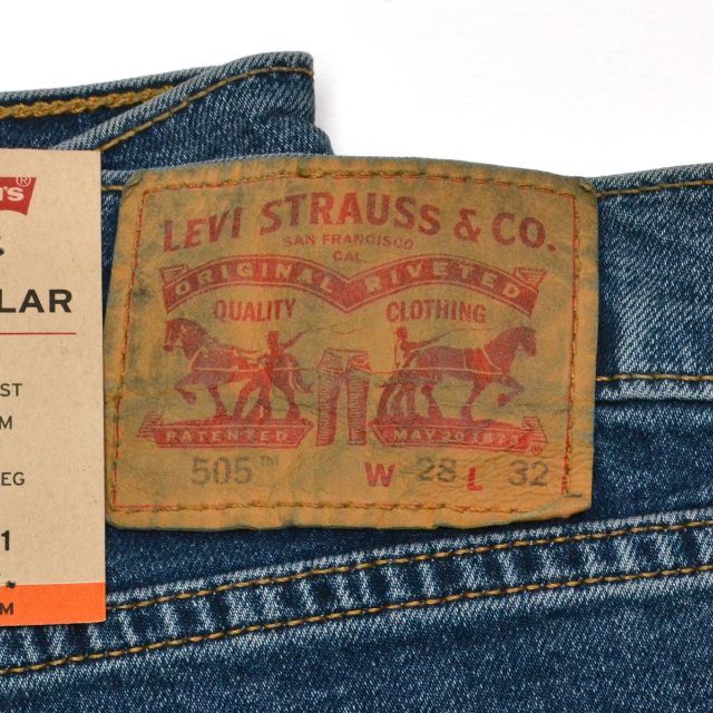 W28 新品 Levis 00505-2124 ストレッチデニム 2