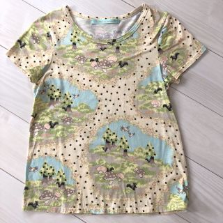 フランシュリッペ(franche lippee)のシェリーラファム　フランシュリッペ　しまりすきのこTシャツ(Tシャツ(半袖/袖なし))