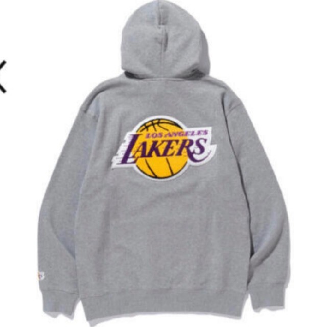 注文で送料無料 XLARGE NEW ERA NBA LAKERS コラボパーカー