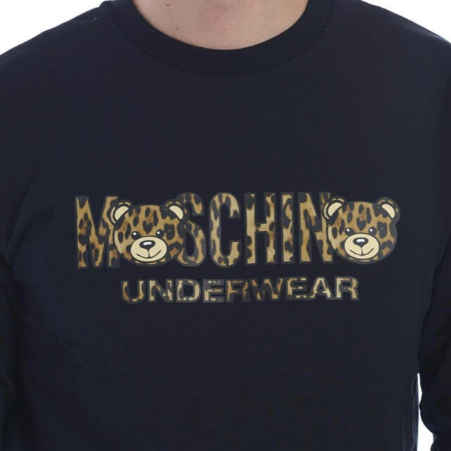 MOSCHINO スウェット トレーナー XL レオパード ヒョウ柄 モスキーノ