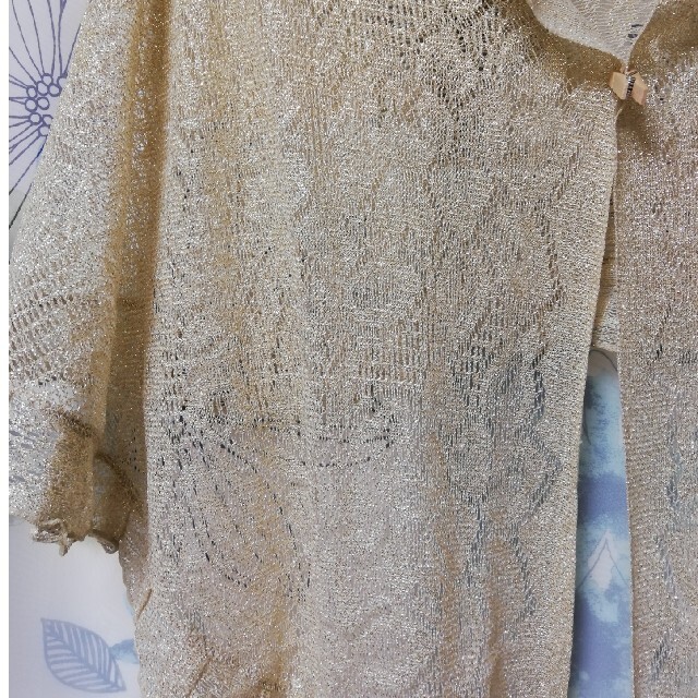 CECIL McBEE(セシルマクビー)のドレス用　ストール　シャンパンゴールド レディースのファッション小物(マフラー/ショール)の商品写真
