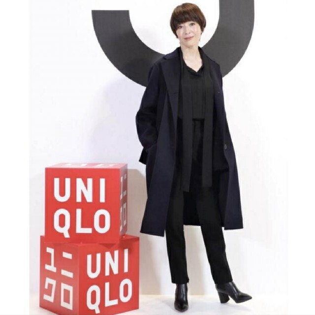 UNIQLO +J カシミアブレンドチェスターコート (黒 Sサイズ)