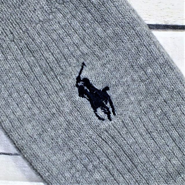 POLO RALPH LAUREN(ポロラルフローレン)の２足組3,420円24-26㎝ラルフローレン　32㎝丈ハイソックス　新品未使用 レディースのレッグウェア(ソックス)の商品写真