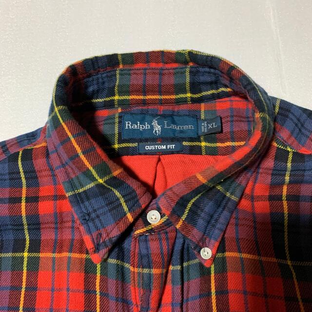 Ralph Lauren(ラルフローレン)の【希少】Ralph Lauren ラルフローレン　90s チェックシャツ メンズのトップス(シャツ)の商品写真