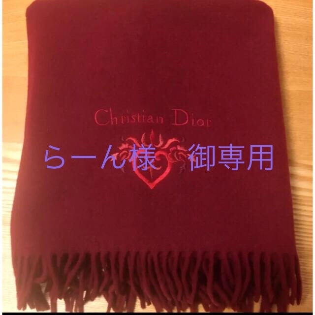 Christian Dior(クリスチャンディオール)のChristianDior Y-TK 03  マフラー　　ウール100㌫ レディースのファッション小物(マフラー/ショール)の商品写真