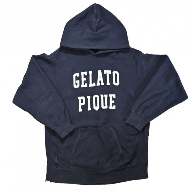 ジェラートピケ オム GELATO PIQUE HOMME パーカー  紺  L