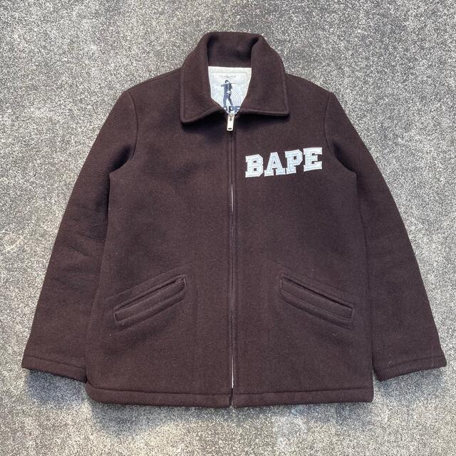 A BATHING APE Melton Coat