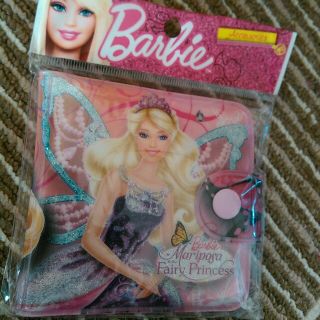 バービー(Barbie)の新品未使用！　Barbie 折り財布　♥(折り財布)