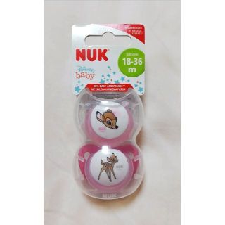 ディズニー(Disney)の※新サイズ※NUK Disney Bambi おしゃぶり 18-36M(その他)