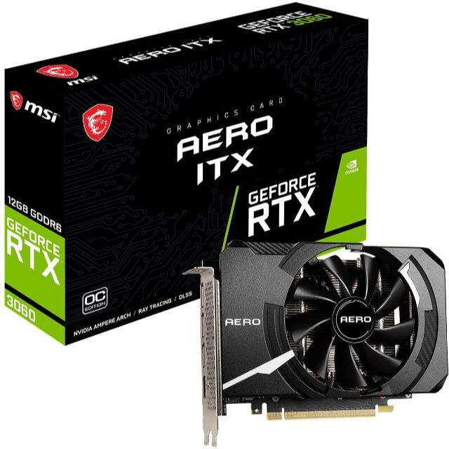 【新品】RTX 3060 AERO ITX 12G OC MSI PCI LHR