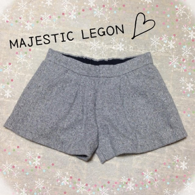 MAJESTIC LEGON(マジェスティックレゴン)のMAJESTIC＊ツイード素材ショーパン レディースのパンツ(ショートパンツ)の商品写真